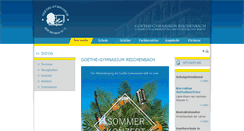 Desktop Screenshot of goethe-gymnasium-reichenbach.de